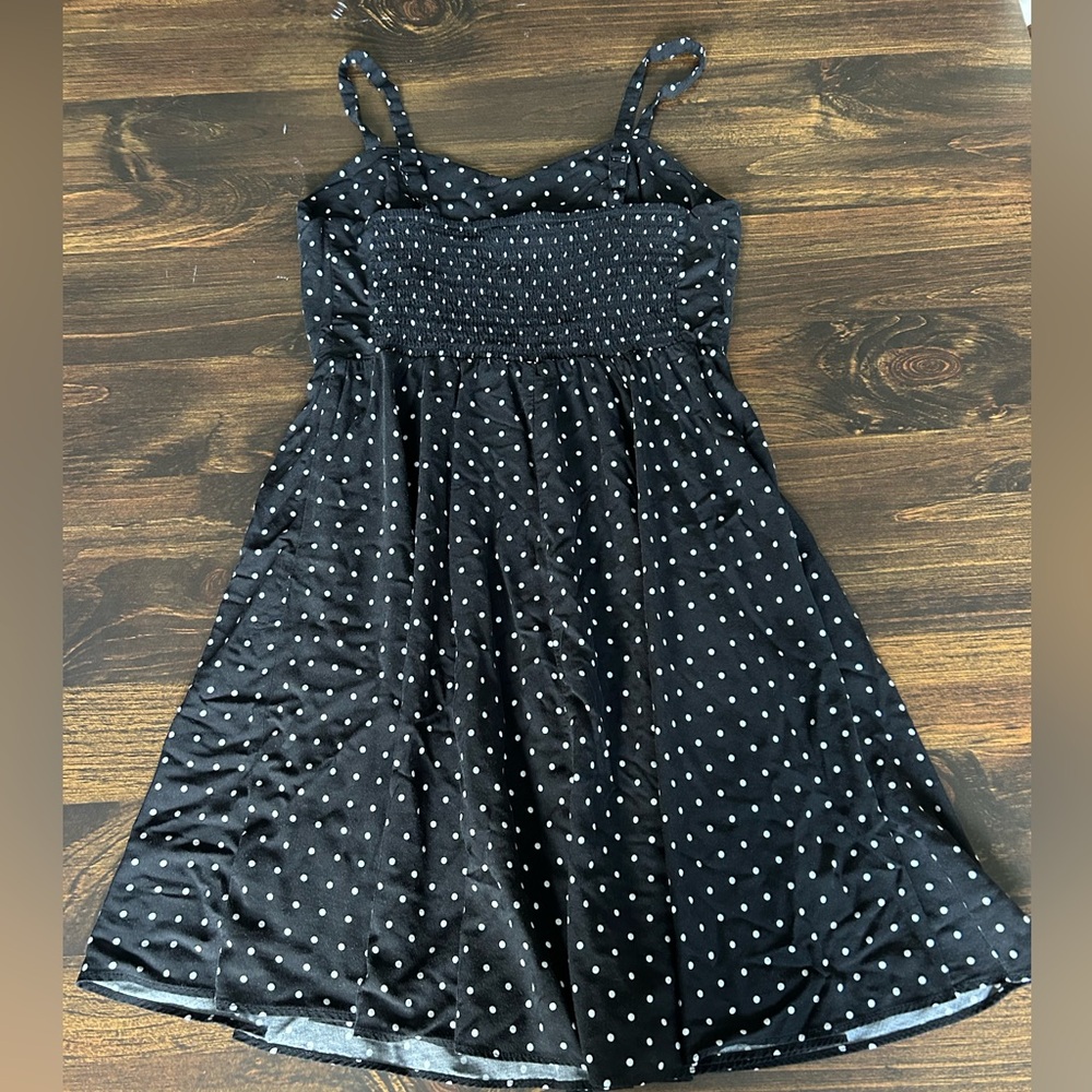 Black White Polkadotted dress